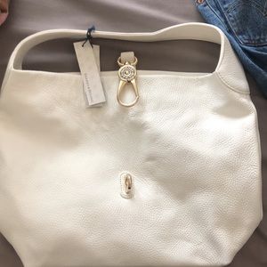 Dooney and Bourke logo lock shoulder bag